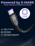 360 PRO 100W USB-C Magnetic Phone Charger (Pack of 2) - 6 in 1 Magnet Charging Cable Fast Charging & Data - Works with i-Products, Type-C and Micr...