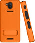 Case compatible with Sonim XP10 (XP9900), Protective Shell Case with Kickstand and Screen Protector (Orange)...