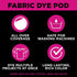 Tulip Fabric Dye Pod Blackout (Black), Permanent Dye for Clothes and Fabric...