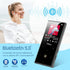32GB MP3 Player with Bluetooth 5.0, Portable Lossless Sound Music Player for Kids with FM Radio, Speaker, Voice Recorder, Touch Buttons, Supports ...