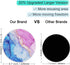 ITNRSIIET [20% Larger Mouse Pad with Stitched Edge, Premium-Textured Mouse Mat Waterproof Non-Slip Rubber Base Round Mousepad for Office Gaming PC...