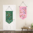 Kunyeah Wall Hanging Brooch Organizer Storage Case Colorful Canvas Pin Board Stand Enamel Pin Badge Hanging Holder Display Banner Earrings Collect...