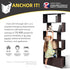 4our Kiddies 6 Pack Furniture Wall Anchors for Baby Proofing, Anti Tip Dresser Wall Safety Anchors, Secure 500LBs Furnitures, Bookcase, Dresser, C...