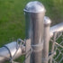 Jake Sales 1-7/8" Top Rail End for Chain Link Fence - Use for 1-7/8" Outside Diameter Top Rail Pipe - Galvanized Pressed Steel Chain Link Rail End...