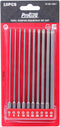 TORX Tamper Resistant Bits, Security TORX Bits (T7-T40), Security Star Bits, 150mm, 10 -Pieces, High Grade S2 Steel...