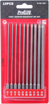 TORX Tamper Resistant Bits, Security TORX Bits (T7-T40), Security Star Bits, 150mm, 10 -Pieces, High Grade S2 Steel...