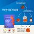 Reprise Goji Berry Superfood Gummies - All-Natural Antioxidant, Digestion, 240 mg Full-Potency, Low-Sugar, Vegan, 45 Blueberry Flavored Gummies...