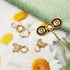 3 Sets Waist Tightener Clip, Metal Adjustable Waist Buckle for Women Pearl Floral Sewing Jean Buttons Pins Stylish Waist Adjuster Clips for Dresse...
