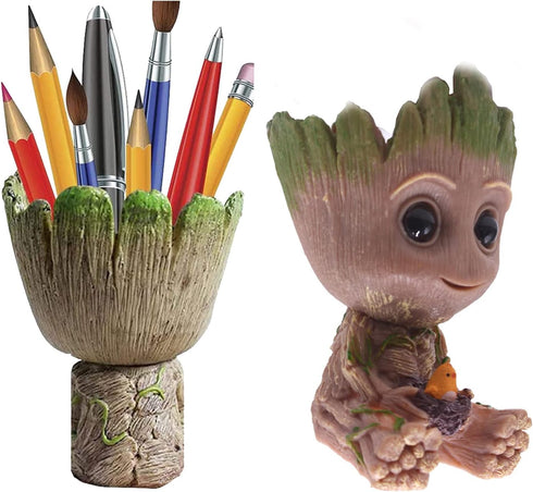 Succulents Pot, Cute Succulent Pot Flower Succulent Planters Live, Flower Pot Pencil Pen Holder with Hole, Best Gift for Kids, Parents, Friends...