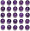 200pcs 6mm Amethyst Loose Beads for Jewelry Making, Natural Semi Precious Beads Round Smooth Gemstones Spacer Beads Charms for Necklaces Bracelets...