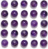 200pcs 6mm Amethyst Loose Beads for Jewelry Making, Natural Semi Precious Beads Round Smooth Gemstones Spacer Beads Charms for Necklaces Bracelets...