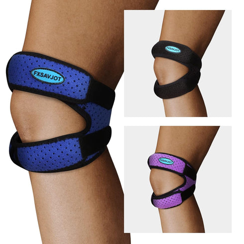 Professional Patella Knee Brace Pro for Knee Pain/Meniscus Tear,Adjustable Orthopedic Compression Patellar Tendon Support Strap with Side Stabiliz...