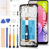 Original A03S US Version Screen LCD Display +Black Frame for Samsung Galaxy A03s A037T A037U A037U1 6.5“ LCD Screen Display Replacement Touch Digi...