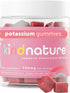 Kind Nature High Potassium Supplement 500mg - Chewable Gummies for Adults & Kids - Pure Potassium Bicarbonate Mineral Supplement - Vegan, Gluten F...