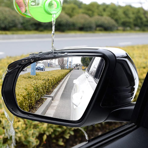 2PCS Car Rear View Mirror Rain Eyebrows, Rainproof Auto Side Mirror Guard, Waterproof PVC Vehicle Rearview Mirror Rain Visor Smoke Cover, Car Acce...