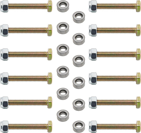 12PK 1501216MA Shear Pins Spacers and Nuts for AYP Craftsman Murray 8938 301172 500026MA 722130 Snow Throwers...