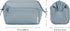 Narwey Large Women Makeup Bag Wide-open Make up Bag Travel Cosmetic Organizer Toiletry Bag for Cosmetics Toiletries Accessories (Greyish Blue)...