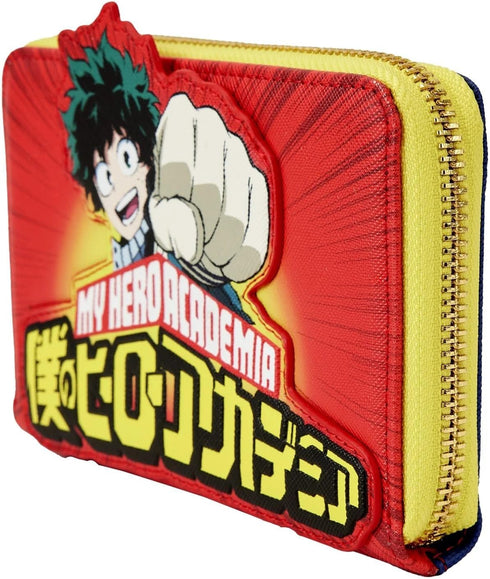 Loungefly My Hero Academia Izuku Punch Zip-Around Wallet...
