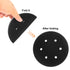 5 Pack 6 Inch 6 Hole Hook and Loop Soft Density Interface Buffer Pad 6" Sponge Cushion Buffing Backing Pads...