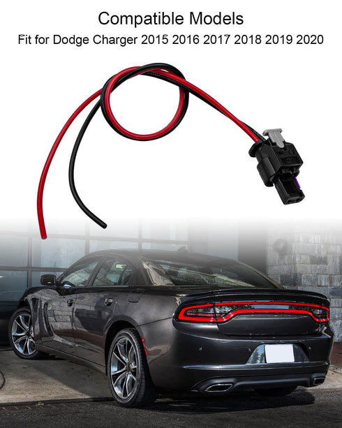 Side Marker Pigtail Connector Harness Compatible with Dodge Charger 2015-2022, Side Tail Light Connection Cable, 2pack......