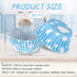 300 count Cloud Blue Cupcake Liners White Light Blue Cupcake Wrappers Paper Blue Muffin Cups Birthday Theme Party Baking Cups Baby Shower Decor Co...