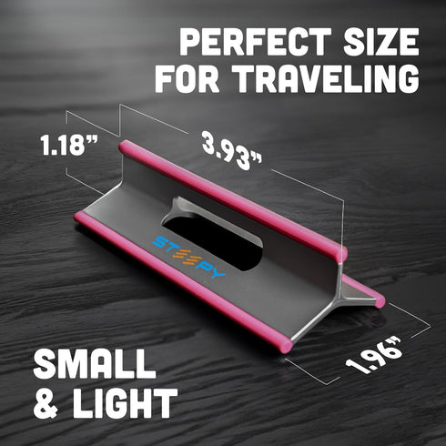 Steepy Portable Laptop Stand for Desk – Adjustable Height, & Portable Laptop Holder – Ergonomic Computer Stand for Cooling & Comfort – Slip-Proof,...