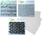 Crafters Workshop Stencils - Brick Stencil, Music Stencil, Script Stencil | Brick Wall Stencil, Music Note Stencil, Script Writing Stencils Templa...