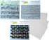 Crafters Workshop Stencils - Brick Stencil, Music Stencil, Script Stencil | Brick Wall Stencil, Music Note Stencil, Script Writing Stencils Templa...