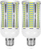 2 Pack 400W Equivalent Led Corn Light Bulb, 6000 Lumen 6000K Daylight 50W LED Corn Lamp, E26/E27 Medium Base for Indoor Garage Factory Warehouse B...