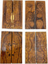 IECAP LLC Bookmatched Ironwood (Burl Ball Pattern) Knife Handle Scales – Knife Handle Materials – Natural Wood Knife Scales for DIY Crafts – Size ...