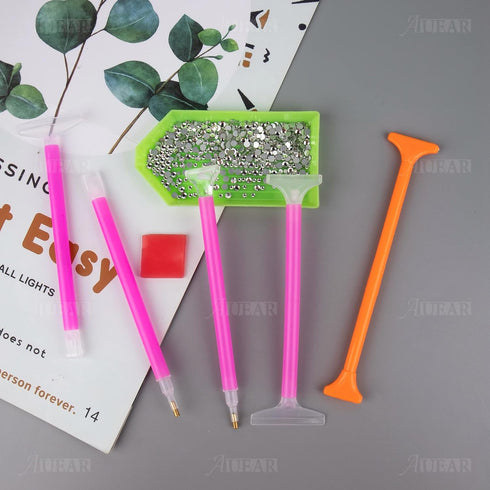 AUEAR, 8 Pack 5D Art Embroidery Pen Set Tools for DIY Craft Decoration......