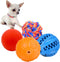 4 Pack Puppy Balls, Puppy Teething Ball, Dog balls for small dogs, Squeaky Ball for Small Dog, Rubber Ball, Puppy chew Toys, Dog Enrichment Toys f...