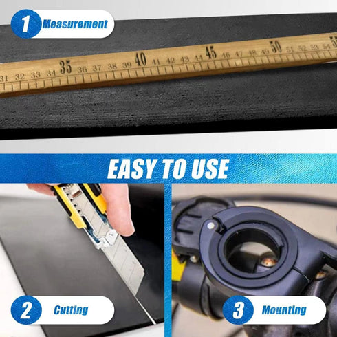 12 Pcs Bicycle Handlebar Rubber Gasket & 1 Rubber DIY Gasket, Anti-Vibration and Anti-Slip Handlebar Stem Shim Spacer Adapters to Fit 22.2/25.4 mm...