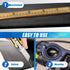 12 Pcs Bicycle Handlebar Rubber Gasket & 1 Rubber DIY Gasket, Anti-Vibration and Anti-Slip Handlebar Stem Shim Spacer Adapters to Fit 22.2/25.4 mm...