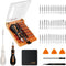Small Screwdriver Set, JAKEMY 36 Magnetic Bits Precision Screwdriver Repair Tool Kit Comes with Opening Tool and Tweezer for Laptop, iPhone, MacBo...