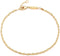 BENEIGE Gold Rope Chain Anklet,14k Gold Plated Dainty Ankle Bracelet Handmade Foot Chain For Women...