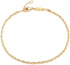 BENEIGE Gold Rope Chain Anklet,14k Gold Plated Dainty Ankle Bracelet Handmade Foot Chain For Women...