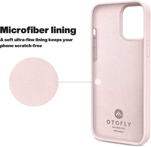 OTOFLY Compatible with iPhone 13 Pro Case,Liquid Silicone Slim Protective Shockproof Phone Case Cover with Anti-Scratch Microfiber Lining, 6.1 inc...