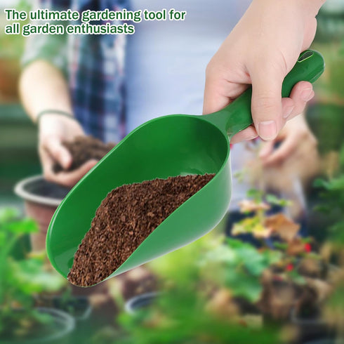 Plastic Garden Shovel Multi-Function Plastic Scoop Soil Shovel Spoons Digging Tool Scoop Gardening Tools Succulent Soil Shovel for Flower Vegetabl...