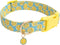 Faygarsle Cute Dog Collar for Girls Boy Dogs Soft Fancy Pet Collar with Lemon Design Ideal Yellow Green Summer Dog Collar for Small Medium Large D...