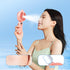 Handheld Fan Portable Misting Fan, Rechargeable Personal Mister Fan with 5 Speeds 3000mAh Battery Operated Fan with Mist, LED Display, 90° Foldabl...