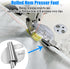 TOOVREN Universal Sewing Rolled Hemmer Foot 4pcs, Rolled Hem Presser Foot, 7/8/9/10mm Wide Rolled Hem Foot, Sewing Machine Presser Foot Hemmer Foo...