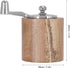 Wooden Salt Pepper Grinder, Manual Peppercorn Spices Mill Refillable Classic Grinding Chili Herbs Crusher Tool with Long Crank Shaker Tableware Gi...