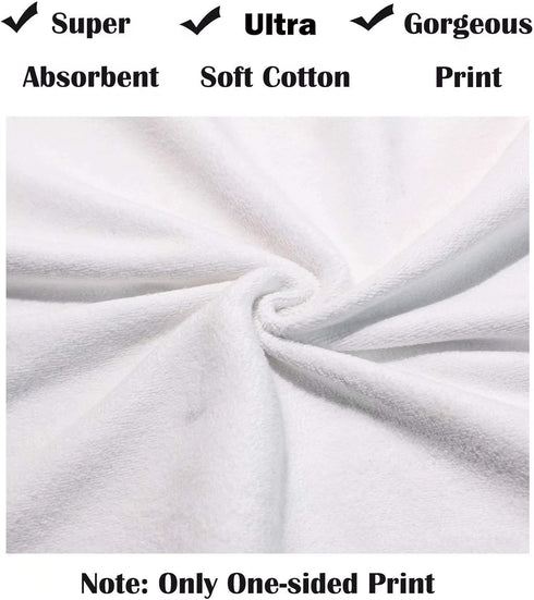 Pfrewn Sea Turtle Starfish Retro Map Hand Towels 16x30 in Fish Scale Thin Bathroom Towel, Ultra Soft Highly Absorbent Small Bath Towel Bathroom De...