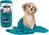DAN RIVER 100% Cotton Dog Bath Towel Ultra Soft 450 GSM Super Absorbent Quick Drying Paw Embroidered Pattern and Lint-Free Cat, Puppy & Pet Groomi...