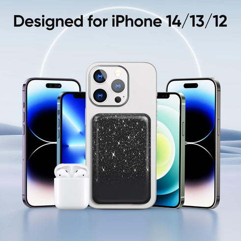 Mag-Safe Portable Charger,10000mAh Mag-Safe Battery Pack for Apple,Mag-Safe Power Bank Compatible with Magsafe and QI,Magnetic Portable Charger fo...
