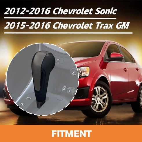 42539736 Gear Knob Lever Cover, Automatic Transmission Shifter Knob kit Compatible with Chevy Sonic Aveo 2012-2016, Trax 2015-2016 Replace 4253973...