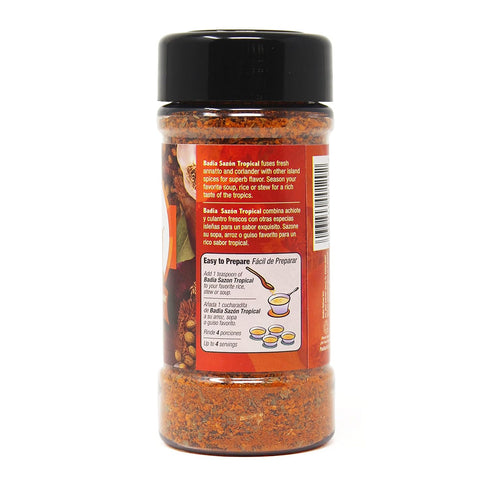 Badia Sazón Tropical W/ Annatto & Coriander, 3.5 Oz (Pack Of 8)...