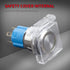 DaierTek 19mm PC Power Push Button Switch Cover Safety Guard Plastic Transparent Cap Protector for 3/4" Mounting Dia. Pushbutton Artists Light Box...