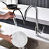 Kitchen Sink Faucet Head Replacement - Chrome Kitchen Faucet Spray Head with 10 Adapters, Stainless Steel Pull Out Kitchen Faucet Replacement Spra...